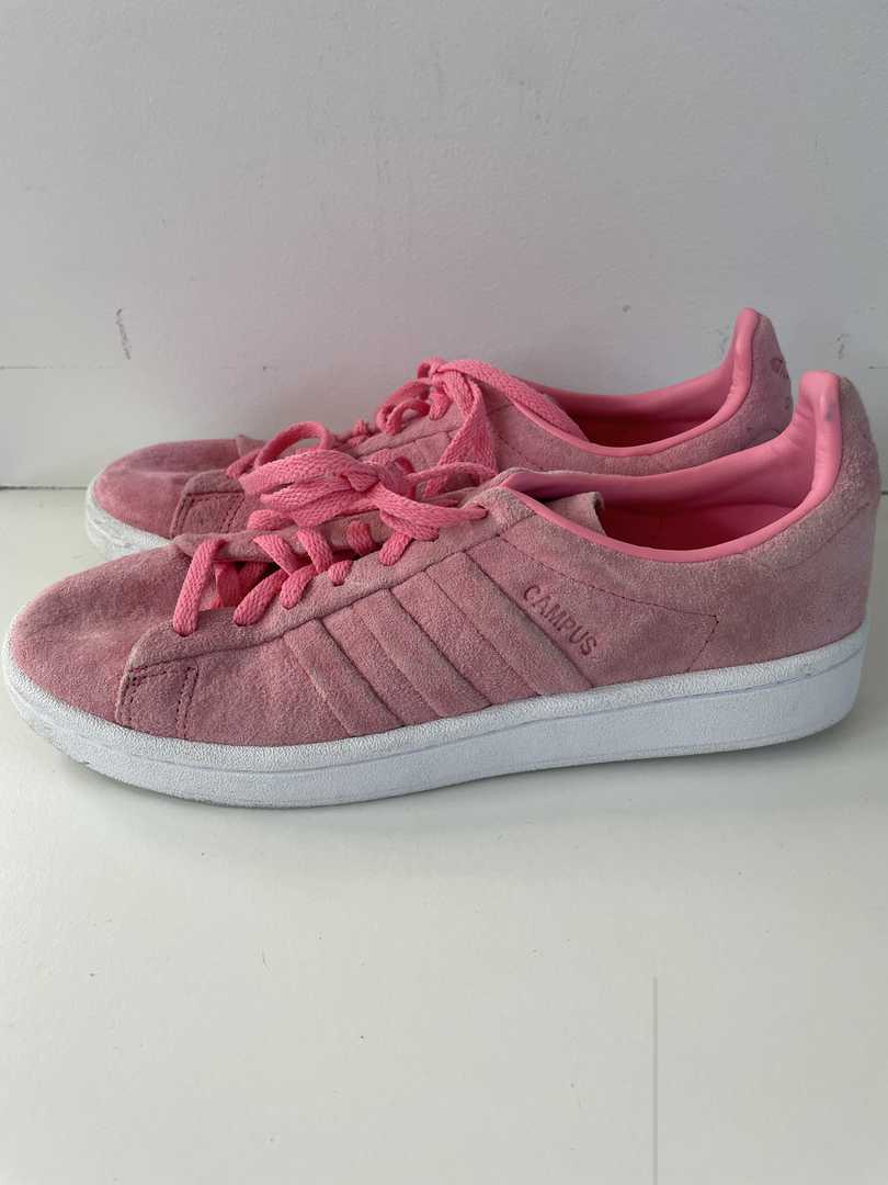 Preloved As New Worn Once Women s Adidas Originals Campus Pink Suede Shoes Runners size 7 US CQ2740 for sale at GarageSaleIt